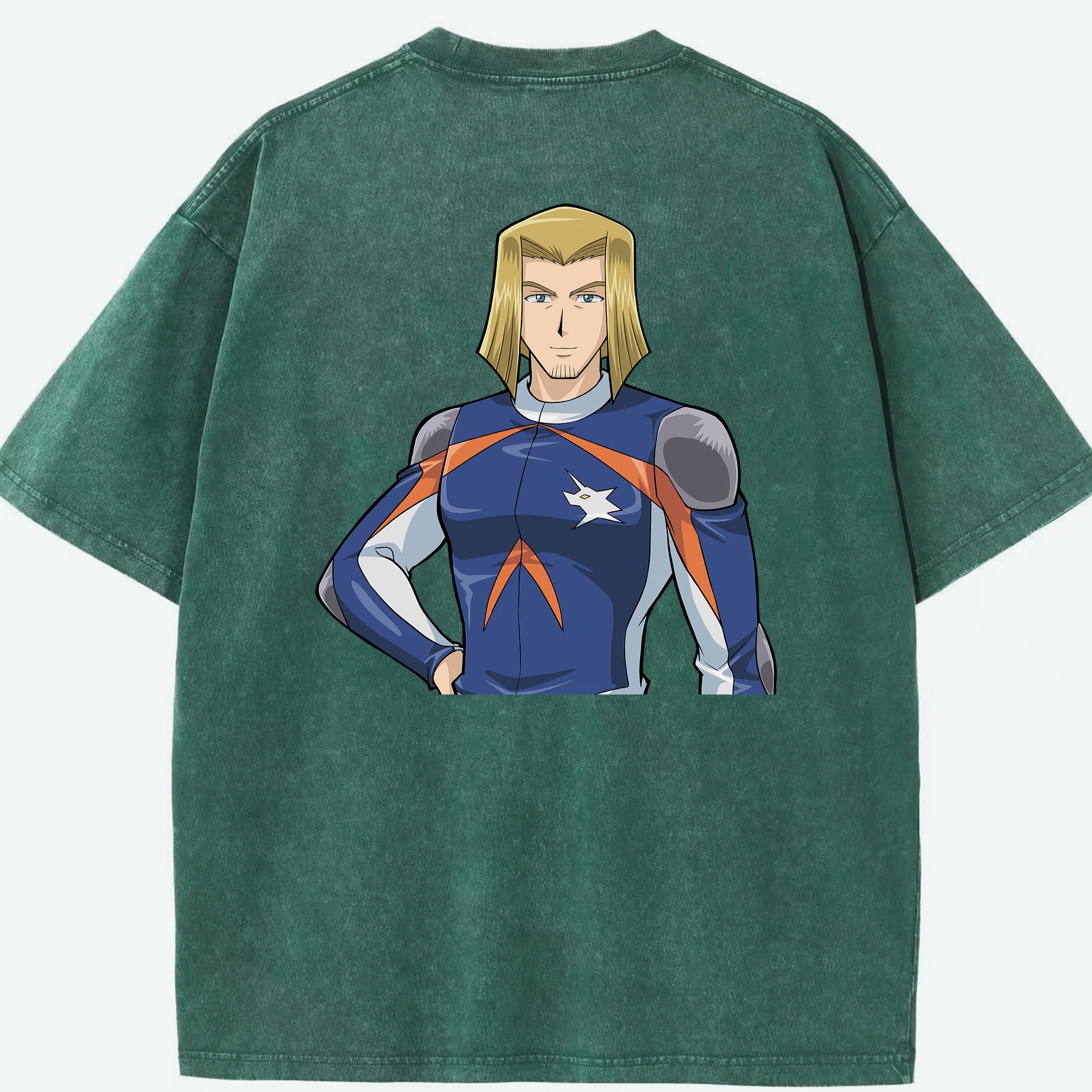 （画像用） 遊☆戯☆王 Yu-Gi-Oh! 綿100% ヴィンテージ風 半袖Tシャツ（背面プリント）